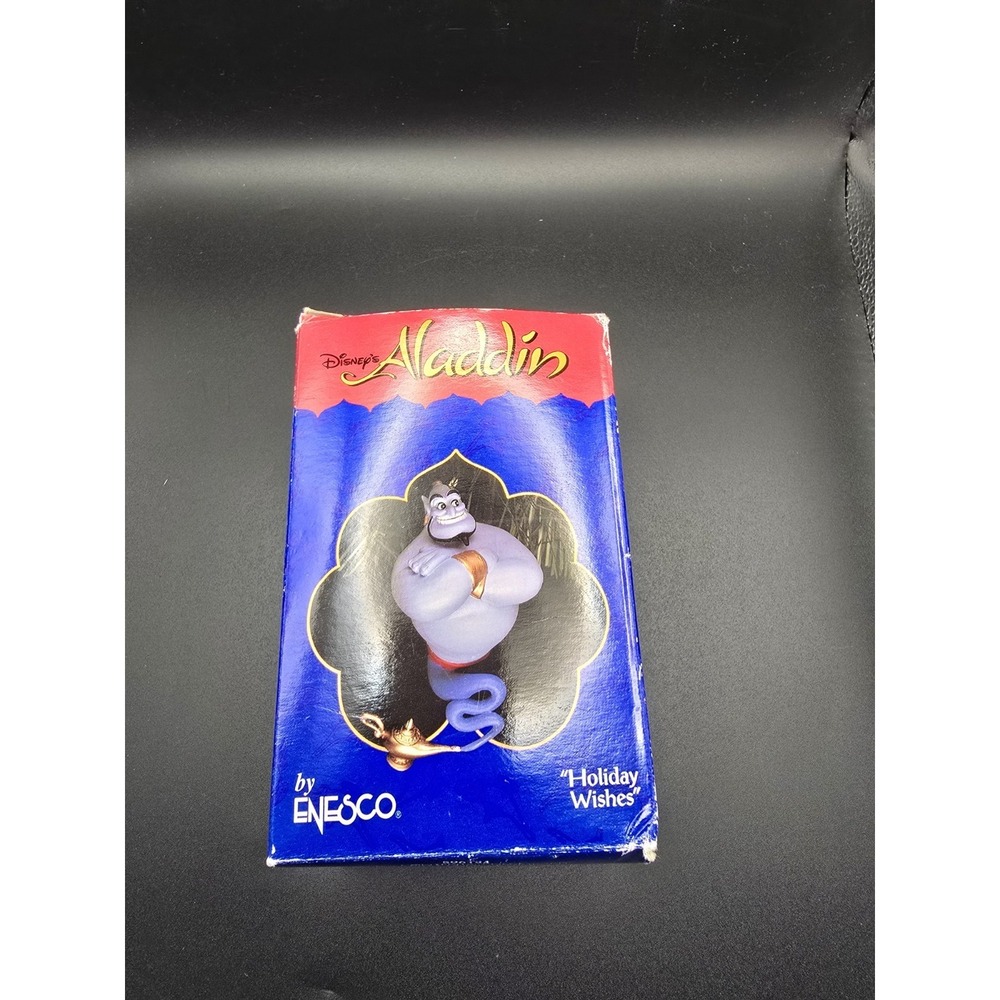 Disney Enesco Aladdin Christmas Ornament Holiday Wishes Genie In Magic Lamp